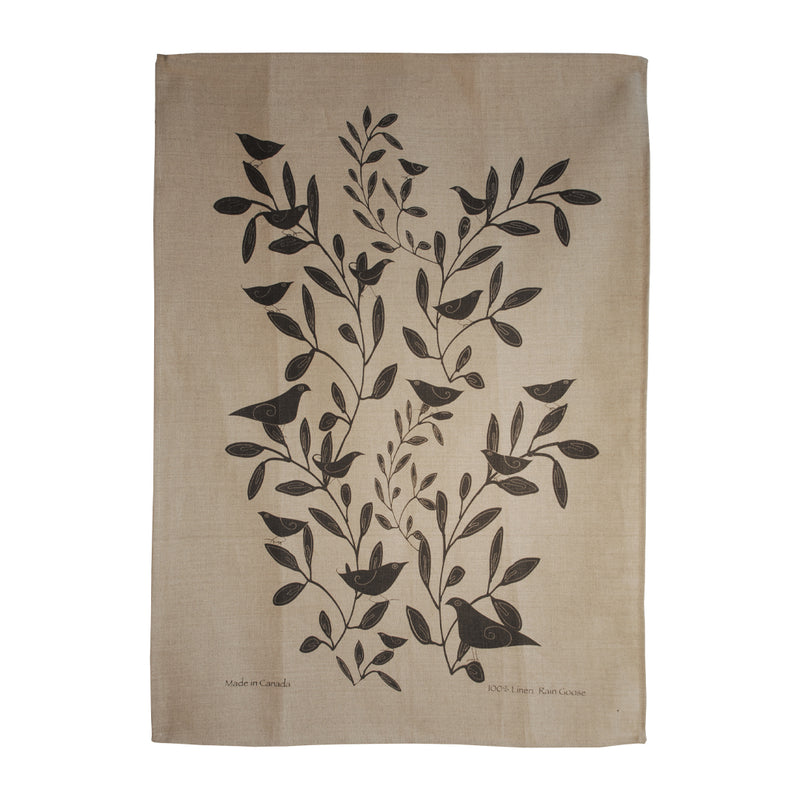 Tea Towel Birds and Tree Oat