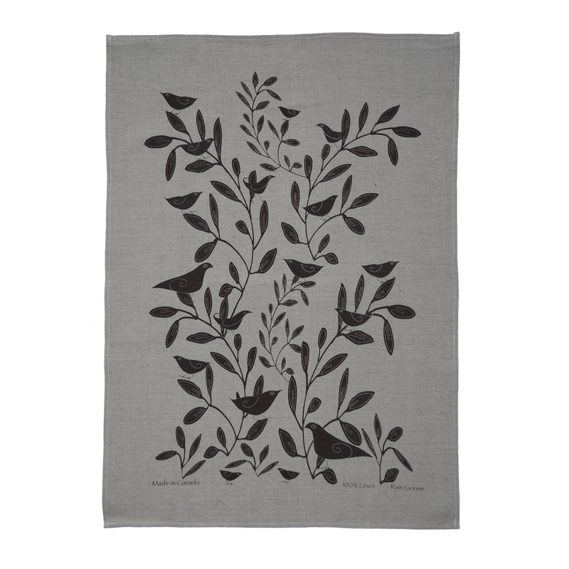 Tea Towel Birds and Tree Oat