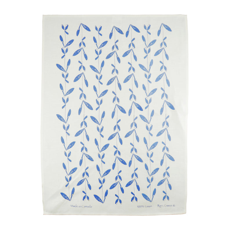 Tea Towel Kelp Blue