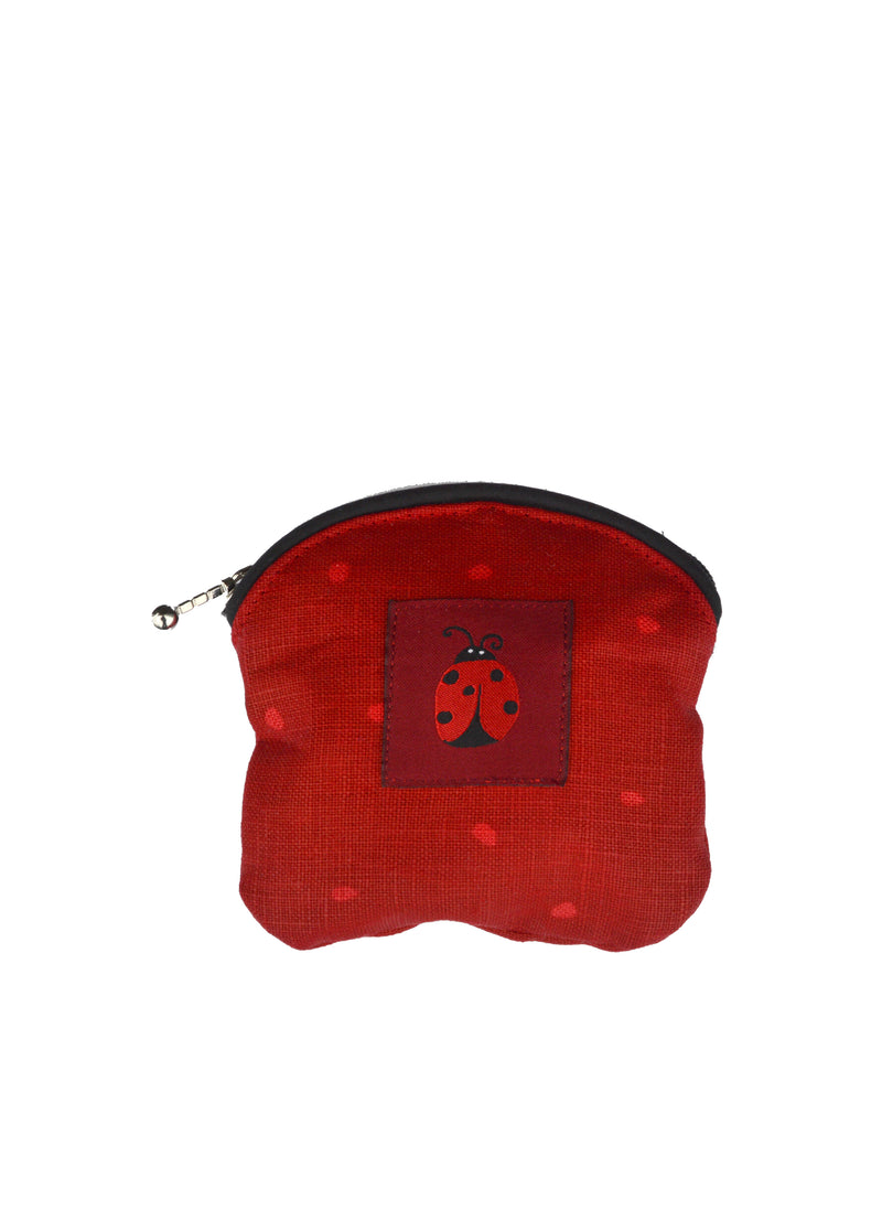 Coin Purse Ladybug Red